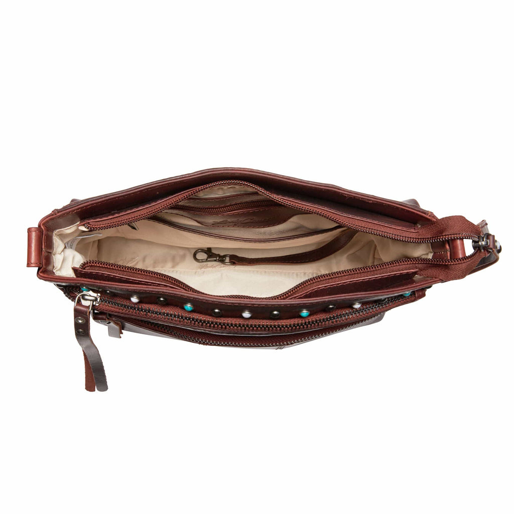 Concealed Carry Brynn Leather Crossbody by Lady Conceal