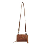 Concealed Carry Millie Leather Crossbody Organizer by Lady Conceal - Small