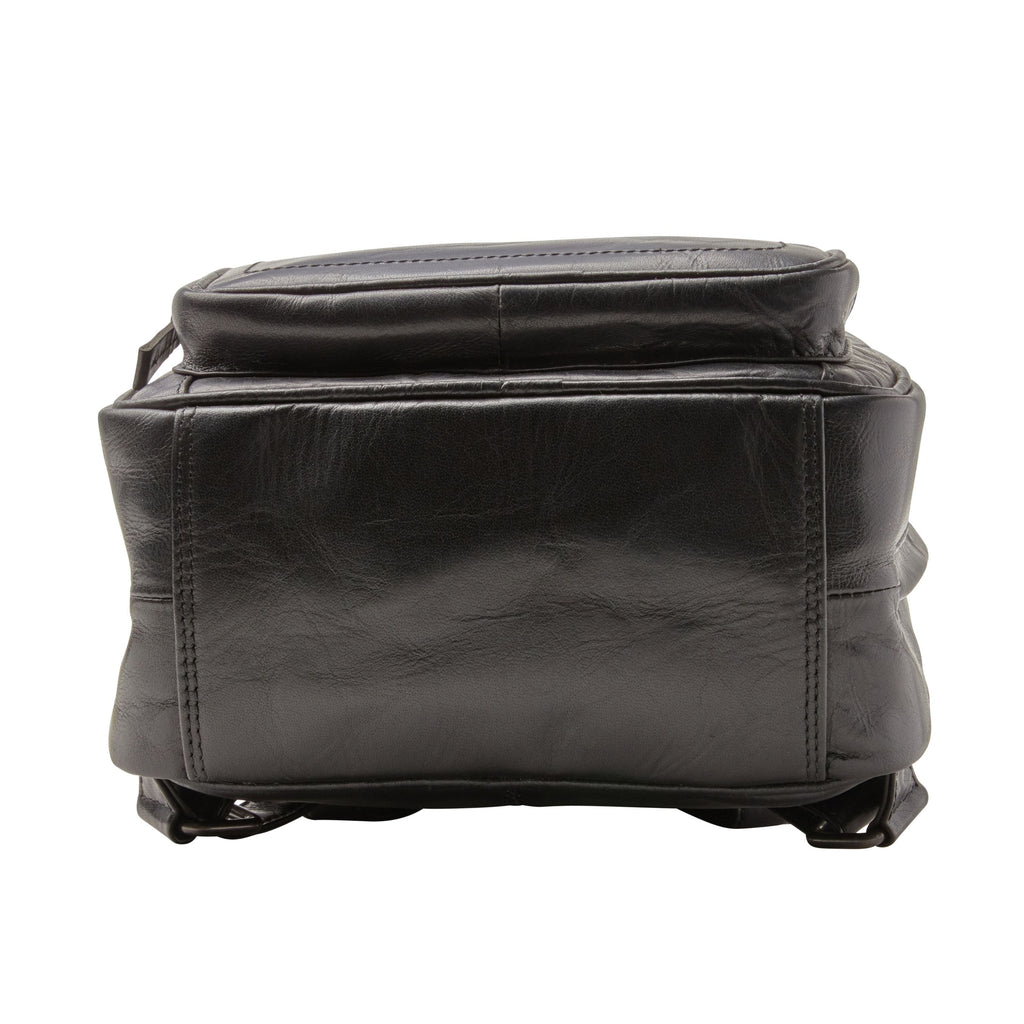 Concealed Carry Sawyer Leather Backpack by Lady Conceal