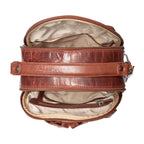 Concealed Carry Sawyer Leather Backpack by Lady Conceal