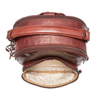Concealed Carry Sawyer Leather Backpack by Lady Conceal
