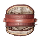 Concealed Carry Sawyer Leather Backpack by Lady Conceal