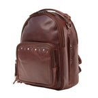 Concealed Carry Sawyer Leather Backpack by Lady Conceal