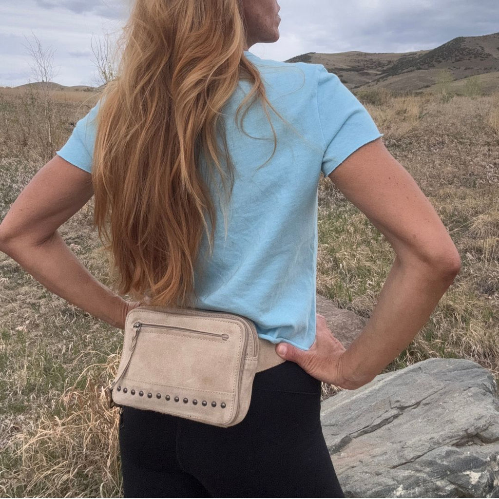 Concealed Carry Kailey Leather Fanny Pack/Sling by Lady Conceal