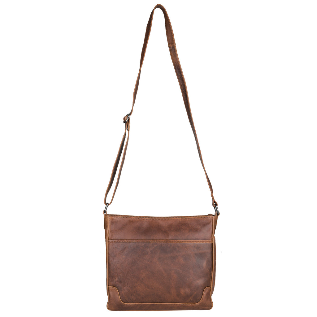 Concealed Carry Lydia Leather Crossbody by Lady Conceal