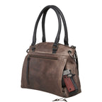 Concealed Carry Whitely Leather Satchel by Lady Conceal
