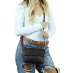 Concealed Carry Natasha Leather Crossbody by Lady Conceal