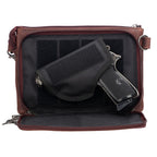 Concealed Carry Natasha Leather Crossbody by Lady Conceal