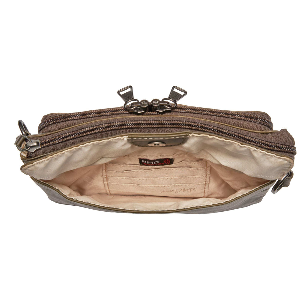 Concealed Carry Natasha Leather Crossbody by Lady Conceal