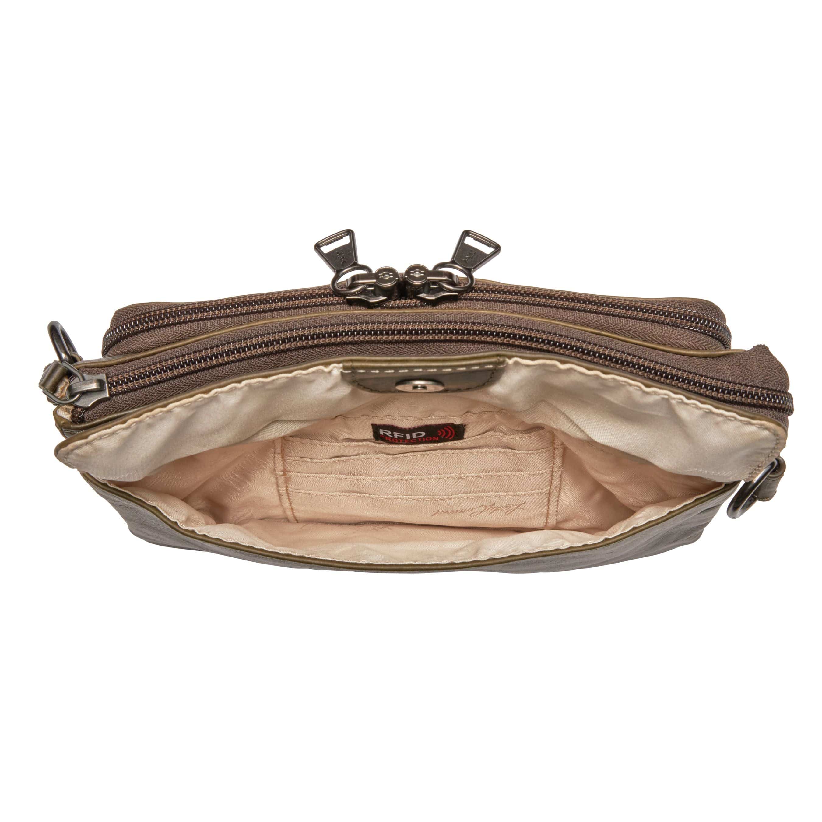 Concealed Carry Natasha Leather Crossbody by Lady Conceal