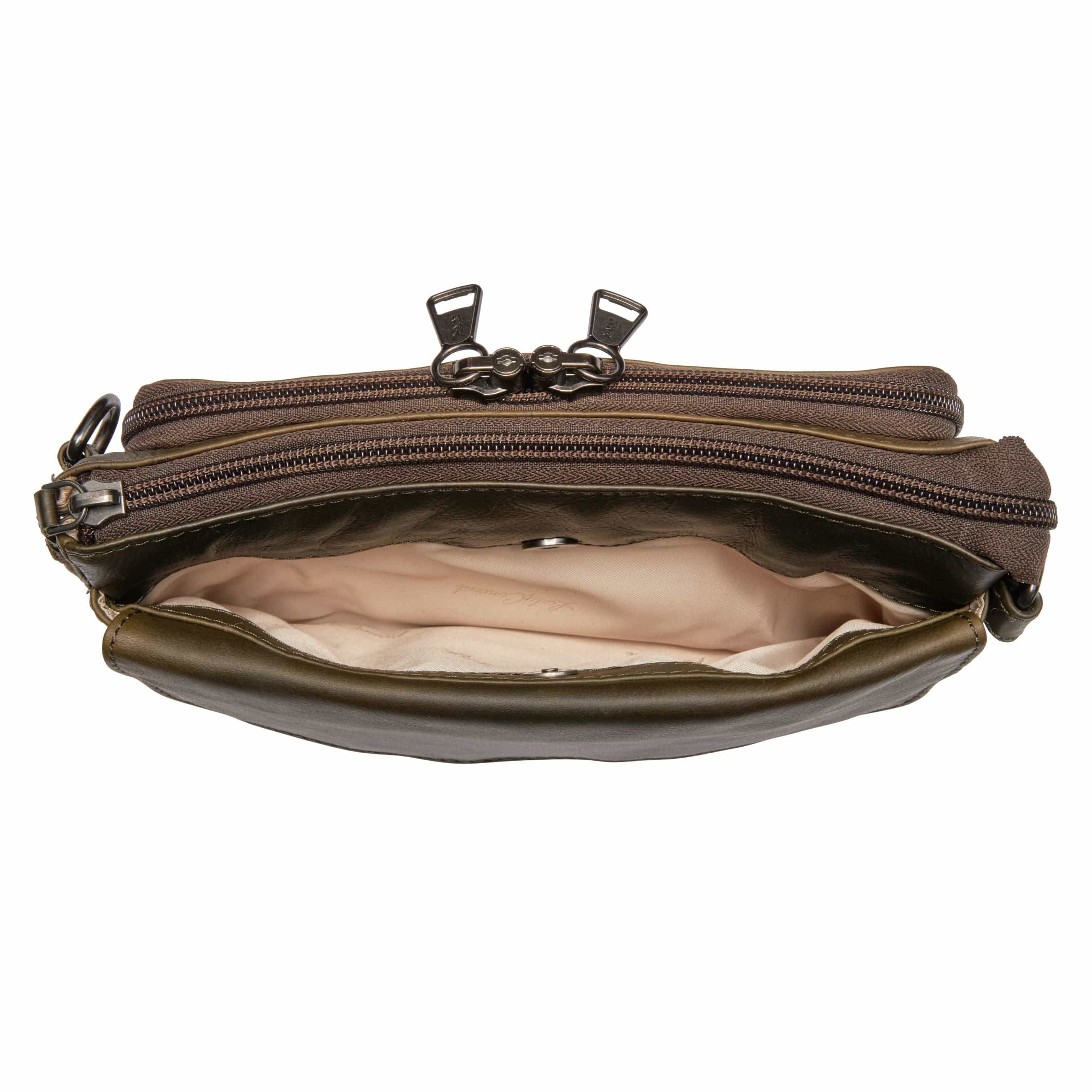 Concealed Carry Natasha Leather Crossbody by Lady Conceal