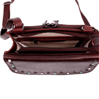 Concealed Carry Raelynn Buffalo Leather Crossbody RFID Organizer by Lady Conceal