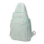 Concealed Carry Haven Sling Leather Backpack by Lady Conceal