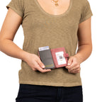 Nova RFID Compact Leather Wallet by Lady Conceal
