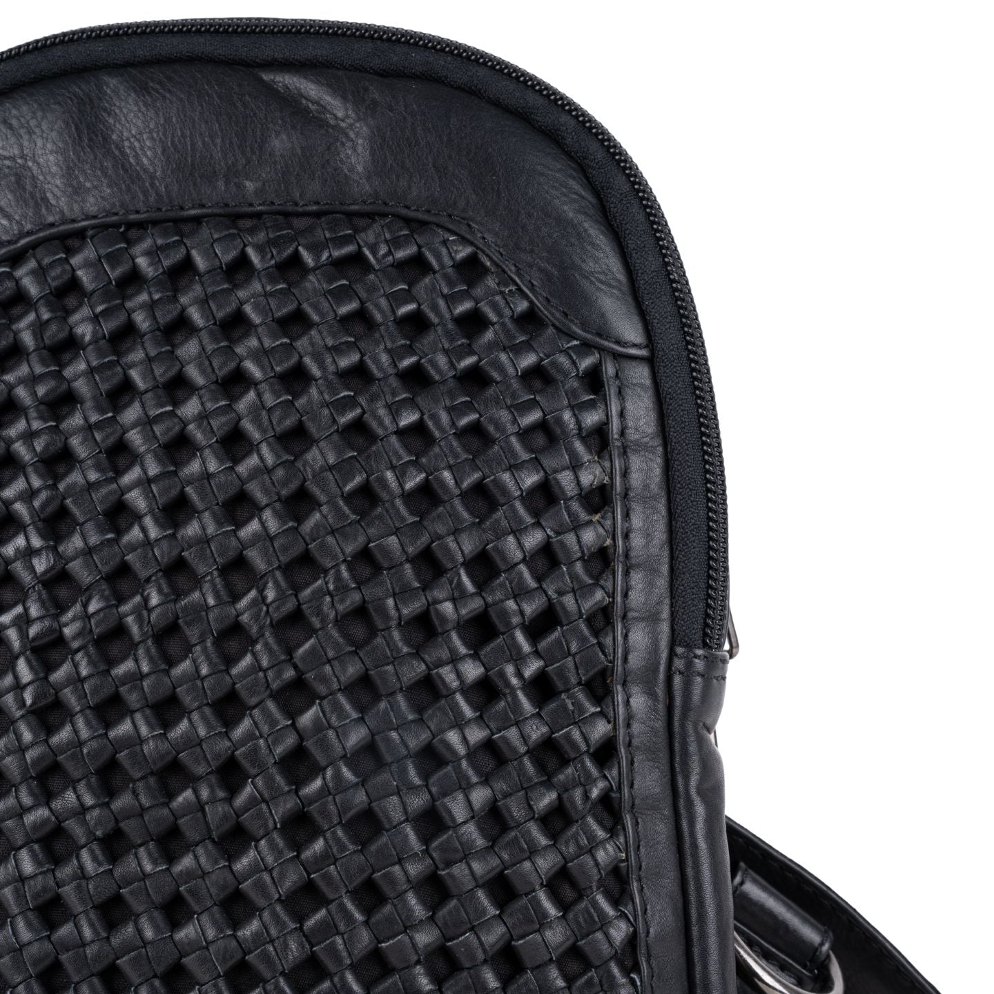 Concealed Carry Bristol Sling Leather Backpack by Lady Conceal