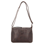 Concealed Carry Leah Buffalo Leather Crossbody w/Wallet by Lady Conceal