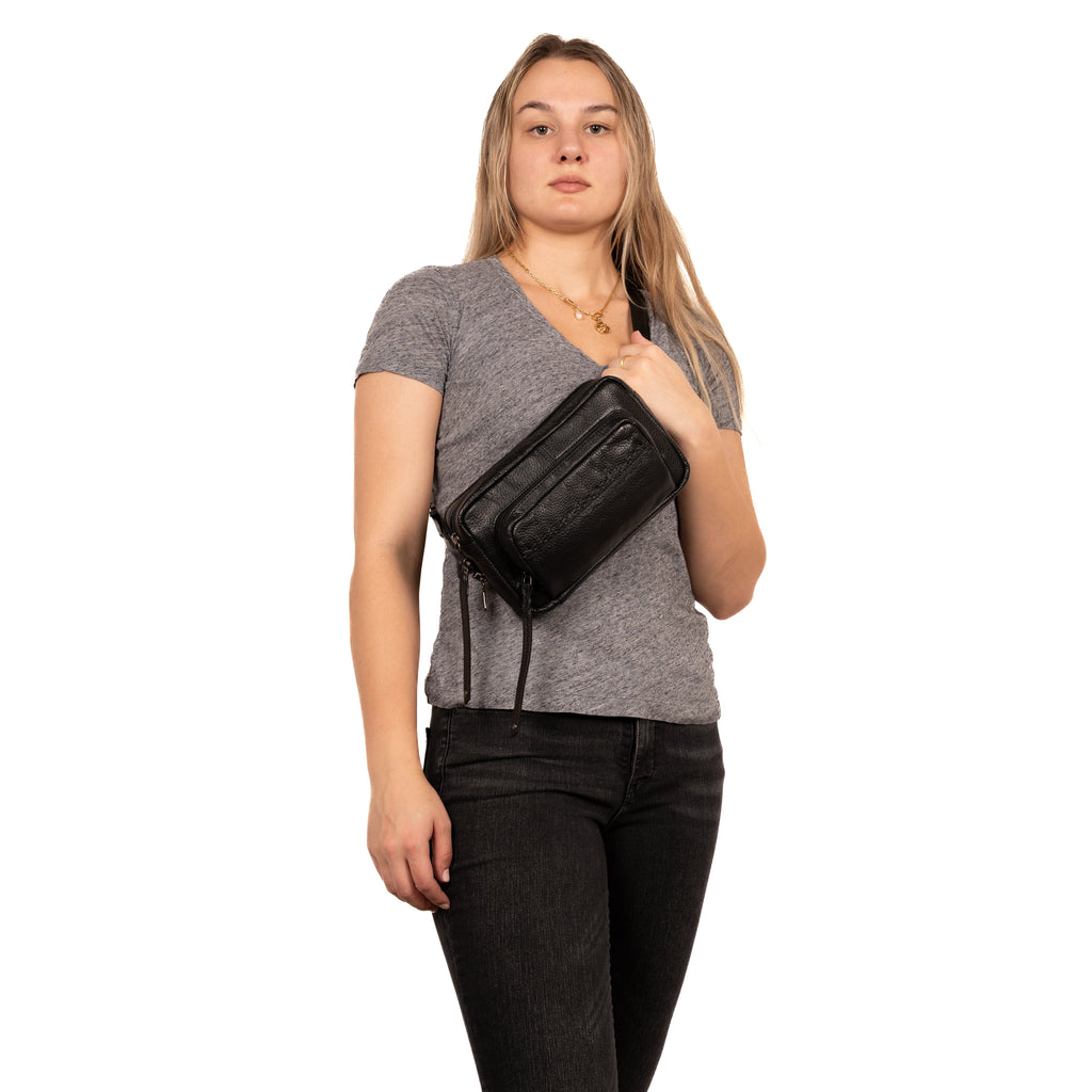 Concealed Carry Laney Buffalo Belt Bag by Lady Conceal
