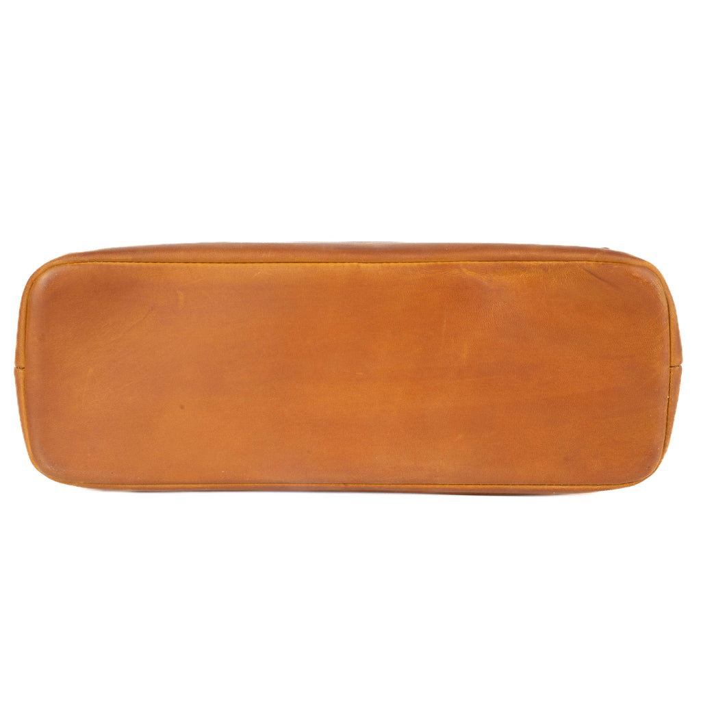 Concealed Carry Delaney Leather Crossbody by Lady Conceal - Distressed Light Brown