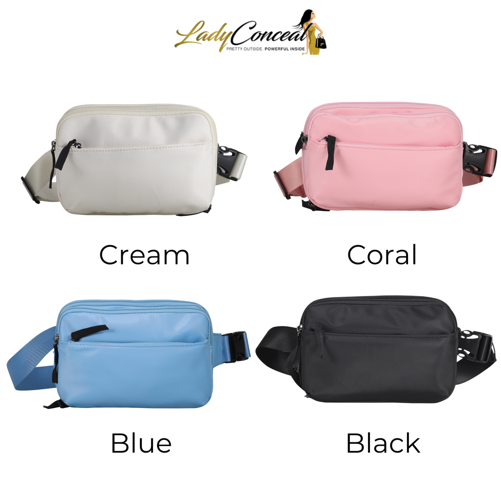 Concealed Carry Molly Nylon Fanny Pack/Sling by Lady Conceal