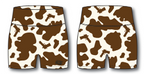 Women's High-Waisted Seamless Front Compression Training Shorts | Moo Moo Pew