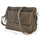 Concealed Carry Natasha Leather Crossbody by Lady Conceal