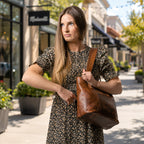Concealed Carry Peyton Leather Tote for Women by Lady Conceal