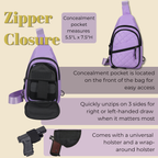 Concealed Carry Sarah Nylon Sling by Lady Conceal