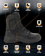 STRIKE FORCE 8" Boot SZ WP