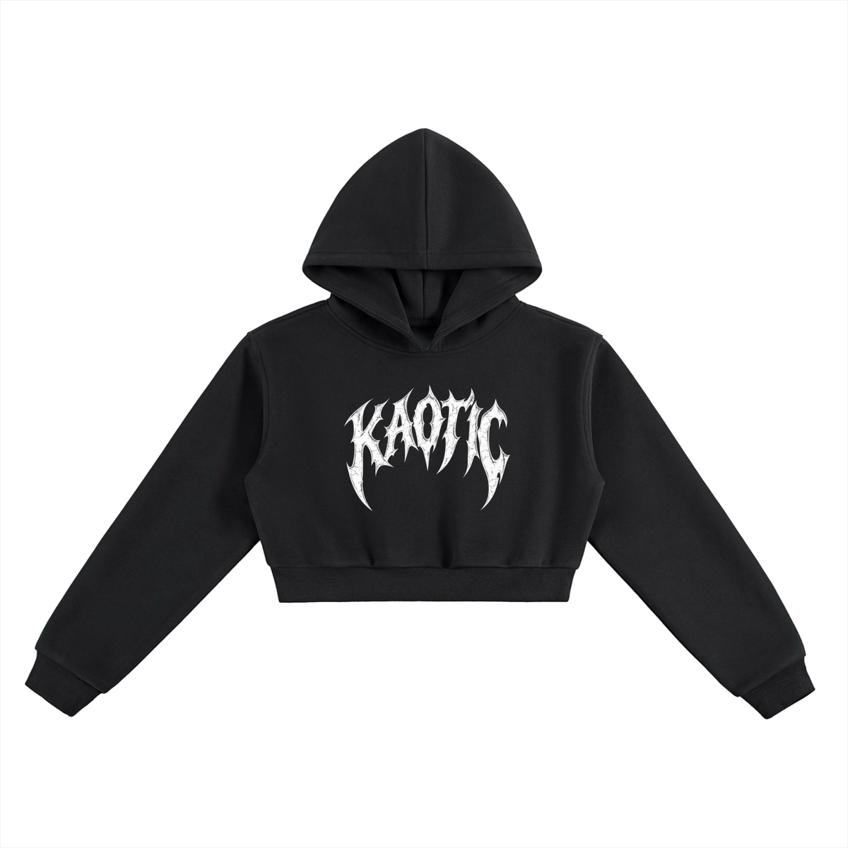 Kaotic Cropped Hoodie