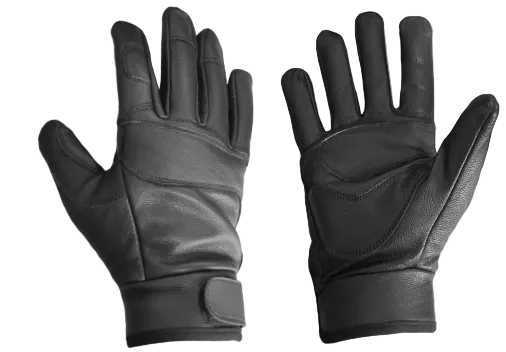 Berry Compliant Duty Mechanic Black Leather Gloves