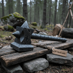 BLACKSMITH Custom Handmade - 12.Inches Beautiful Full Damascus Hammer MB-0024