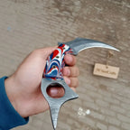 Custom Hand Forged Du Hoc Karambit Knife