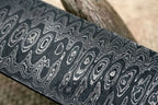 Damascus Steel 15" x 1.75" Blank Billet (Ledder) for Knife Making