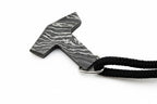 DE-0014 Custom Handmade Damascus steel Viking pendant /Thor Hammer Pendant/Jeweller