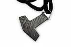 DE-0014 Custom Handmade Damascus steel Viking pendant /Thor Hammer Pendant/Jeweller
