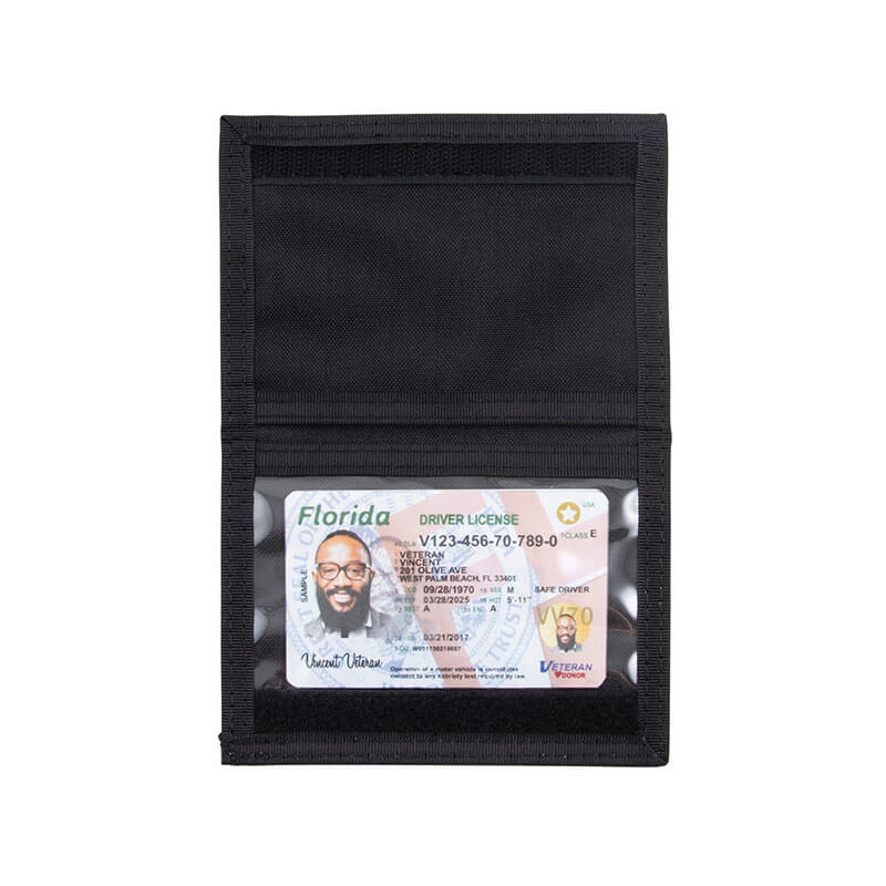 Double Sided Black ID Holder