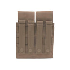 Double Stacked M4/M16 Coyote Brown Mag Pouches
