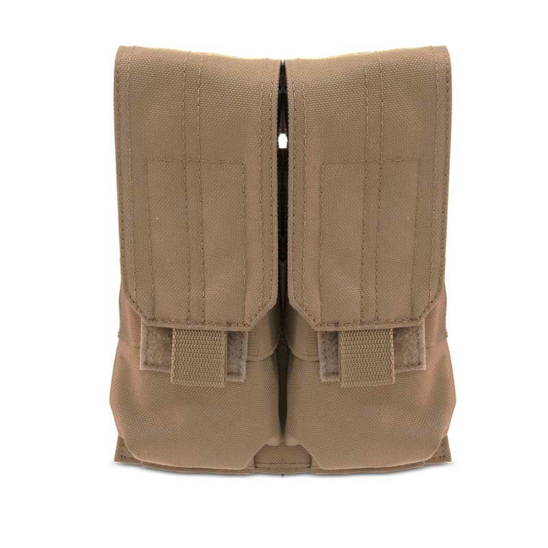 Double Stacked M4/M16 Coyote Brown Mag Pouches