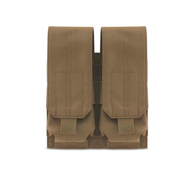 Double Stacked M4/M16 Coyote Brown Mag Pouches
