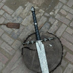 Thornguard Handmade Dark Fantasy Greatsword | Thorn Spike Carbon Steel