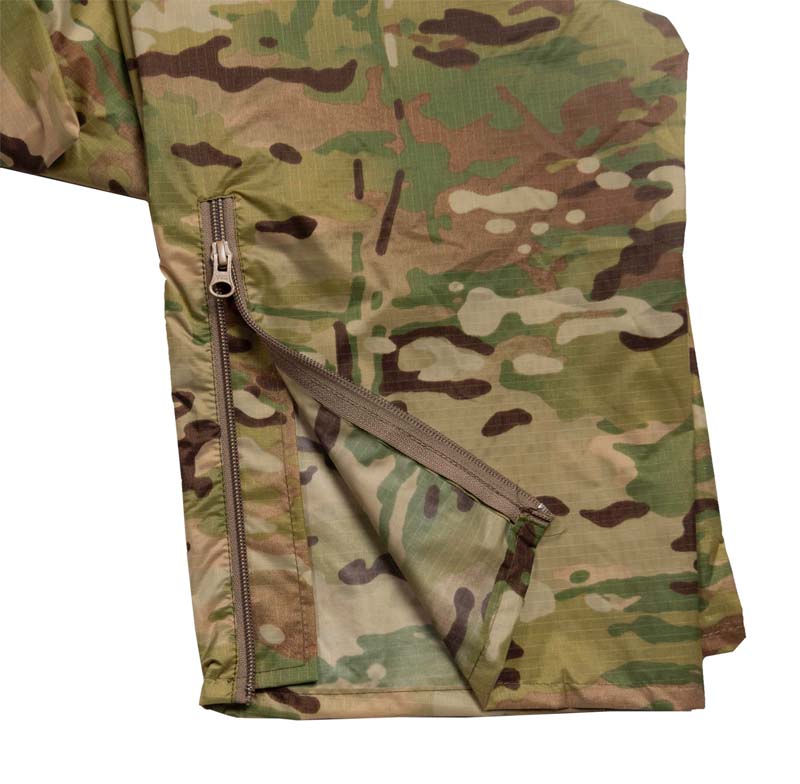 Flame-Resistant 70D Nylon Ripstop Water Resistant 3 Piece Rain Suit