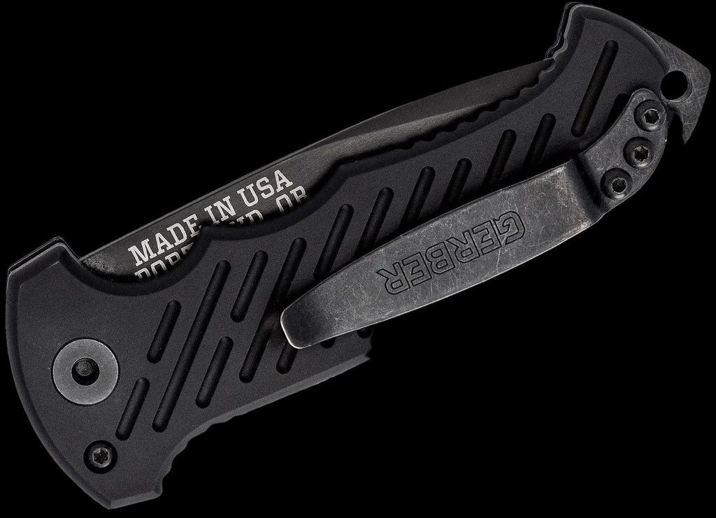 Gerber 06 Drop Point Blade Auto Folding Knife