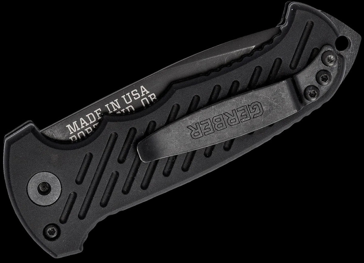 Gerber 06 Drop Point Blade Auto Folding Knife