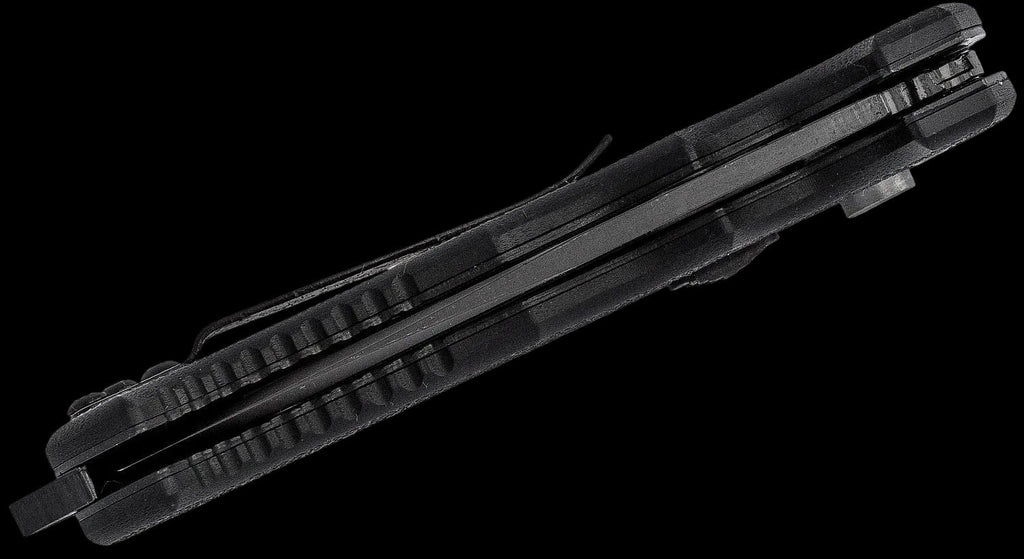 Gerber 06 Push Button AUTO Combo Tanto Blade Folding Knife Black
