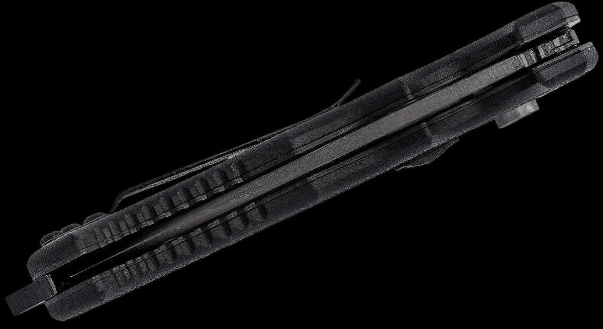 Gerber 06 Push Button AUTO Combo Tanto Blade Folding Knife Black