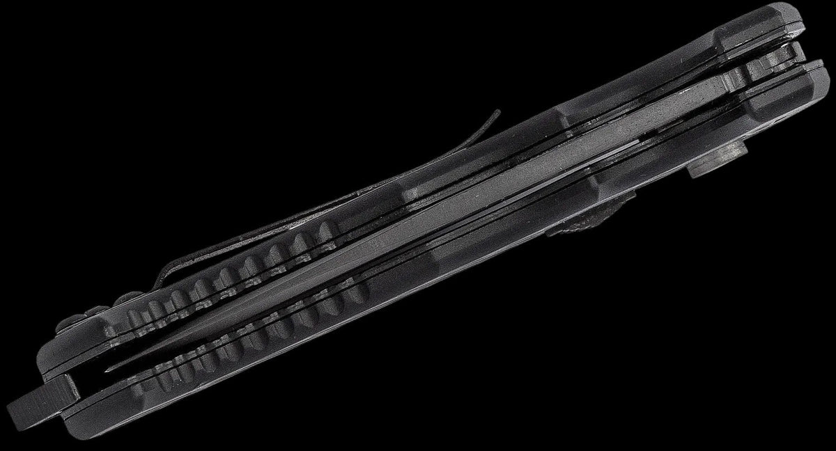 Gerber 06 Push Button AUTO Combo Tanto Blade Folding Knife Black