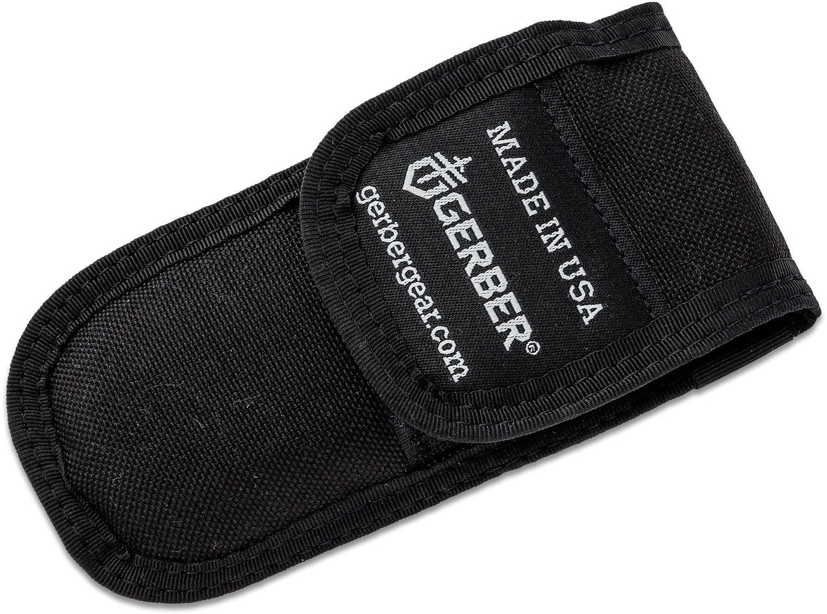 Gerber 06 Push Button AUTO Combo Tanto Blade Folding Knife Black