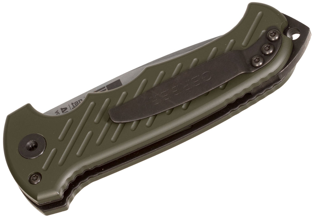 Gerber 10th Anniversary Automatic Stone Washed Folding Knife