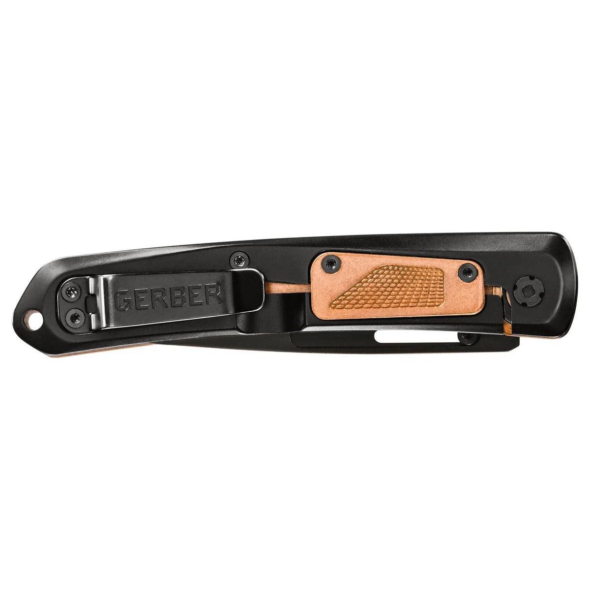 Gerber Affinity Frame Lock EDC Steel Knife Copper