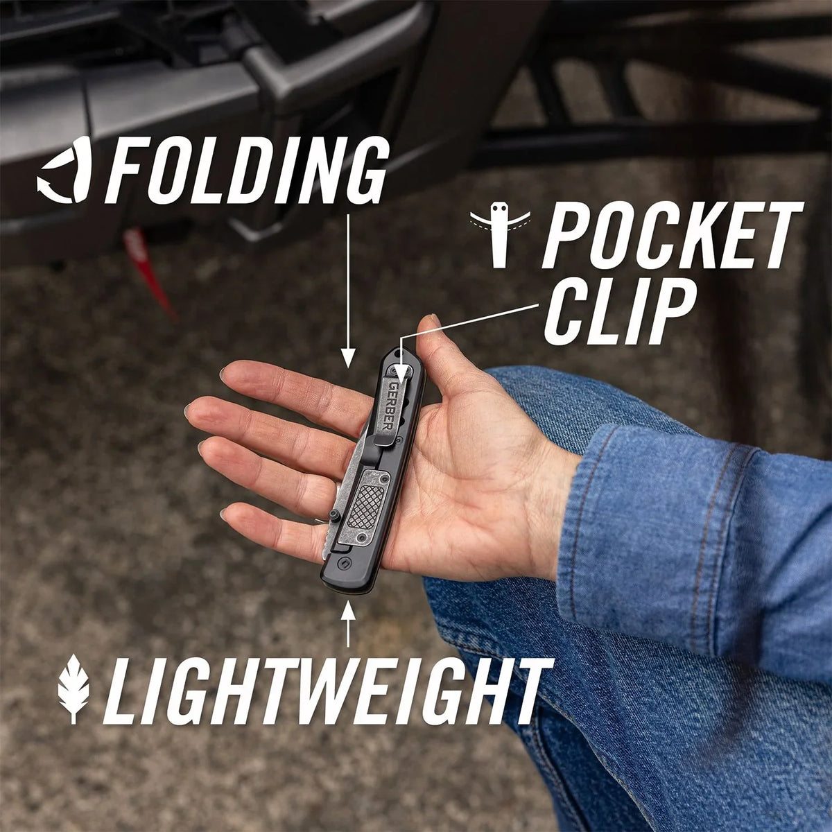 Gerber Affirm Steel Plain Edge EDC Folding Knife